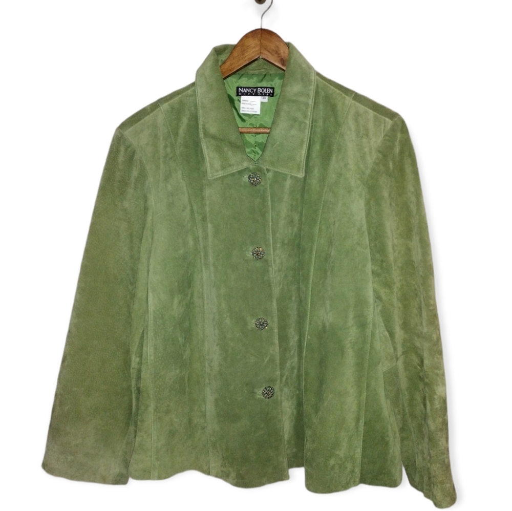 Nancy Bolen City Girl vintage suede jacket